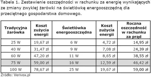Ile prądu zużywa żarówka? Oszczędzaj na rachunkach za energię Ile prądu zużywa żarówka? Oszczędzaj na rachunkach za energię